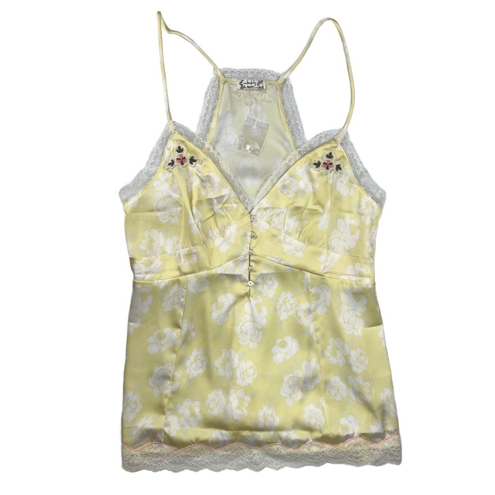 NWOT Free People Intimately Cami Lemon Custard Combo In Size M - Picture 4 of 8